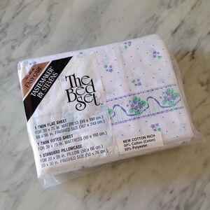 🆕 Tastemaker by Stevens: Twin Bed Set (50% cotton, 50% polyester)